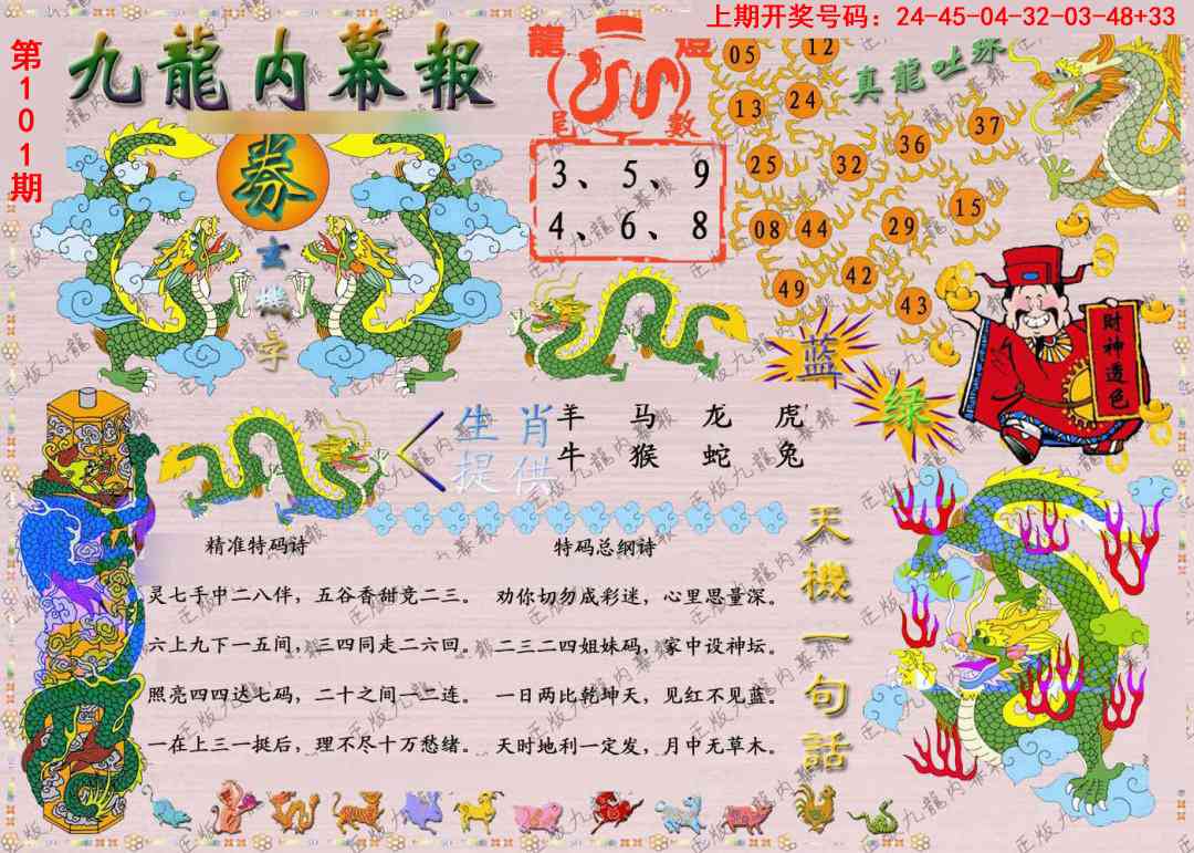 101期正版九龙内幕报[图]